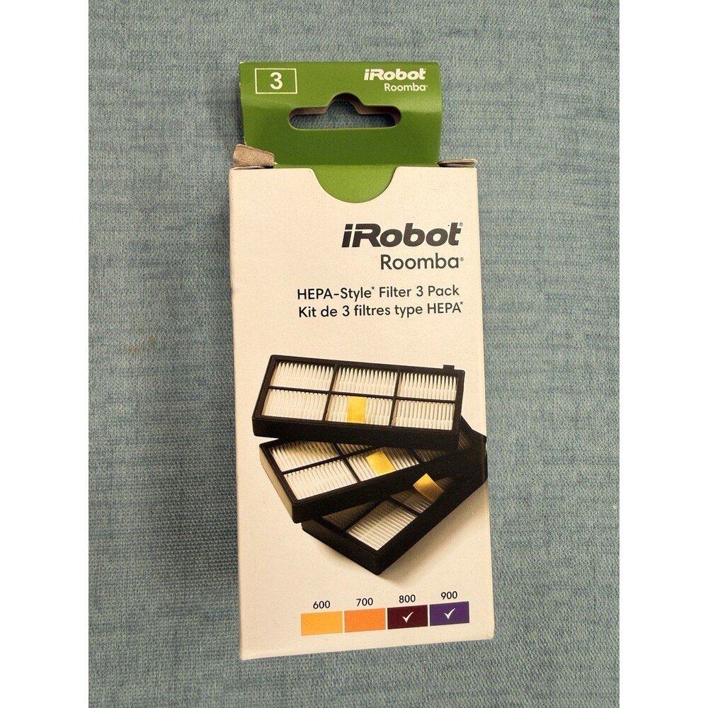 iRobot Roomba 800 and 900 Series Hepa-Style Filter 1 Pack 3 Filters Per Pack